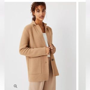 Ann Taylor Petite Sweater Blazer S